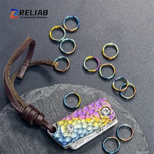 Titanium Alloy Edc Keychain Key Ring manufacturers